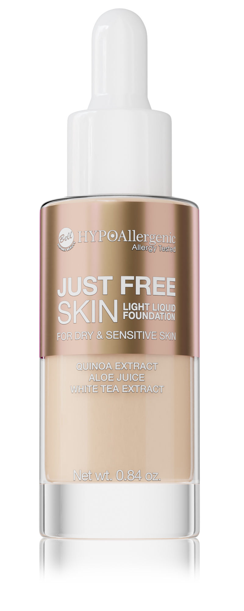 HYPOAllergenic Just Free Skin Light Liquid Foundation