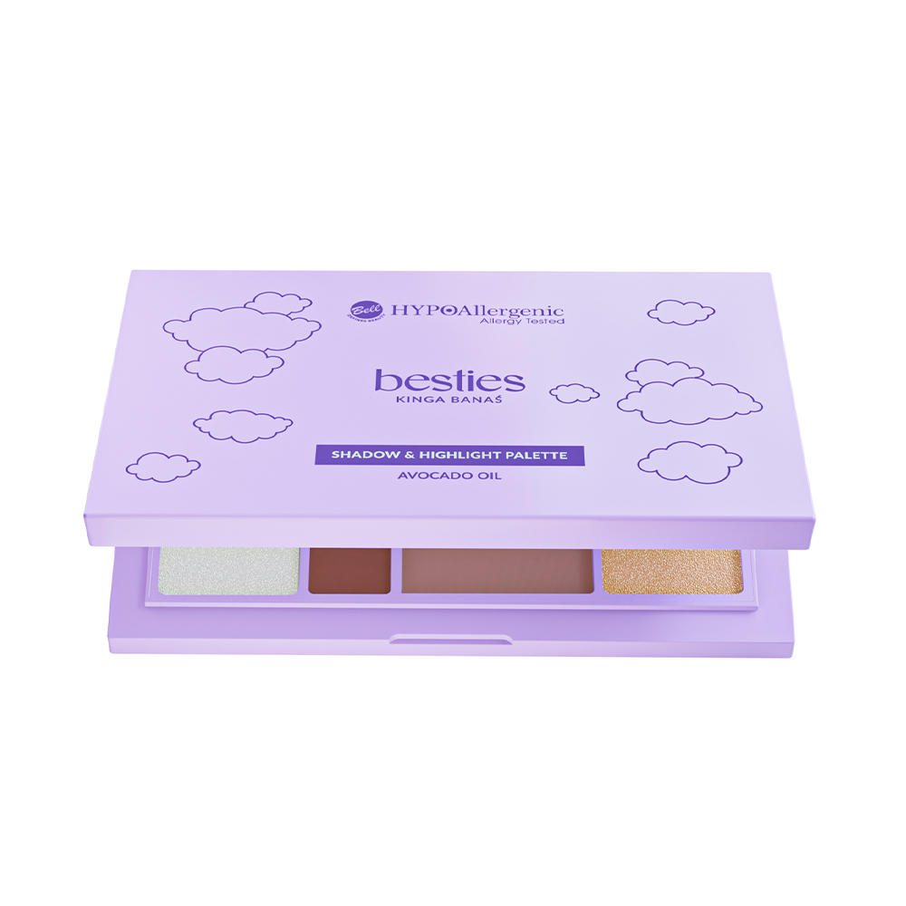 Bell HYPOAllergenic x BESTIES SHADOW&HIGHLIGHT PALETTE