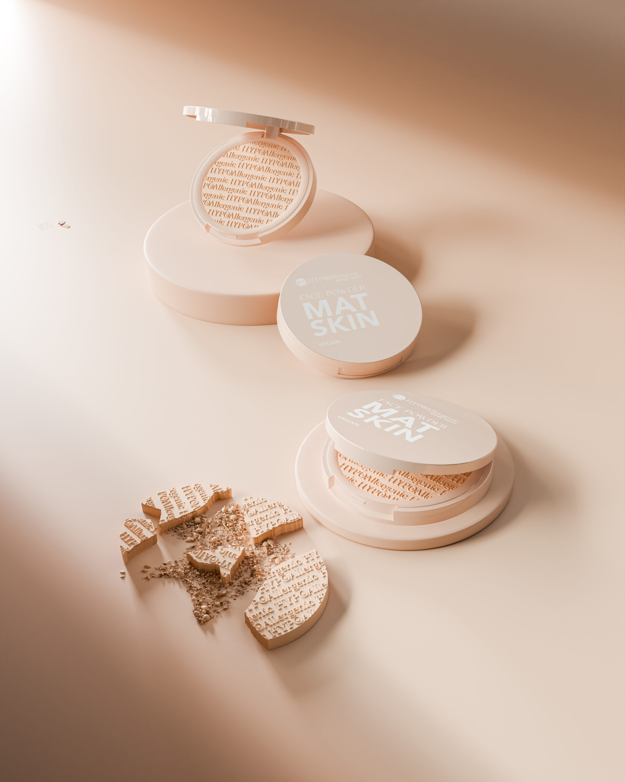 Bell HYPOAllergenic MAT SKIN FACE POWDER