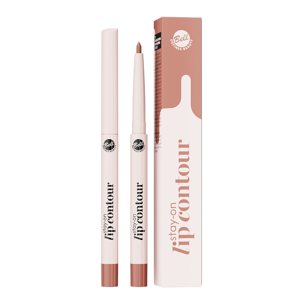 BELL DEFINES BEAUTY HOT DROP STAY-ON LIP CONTOUR 01 WARM NUDE