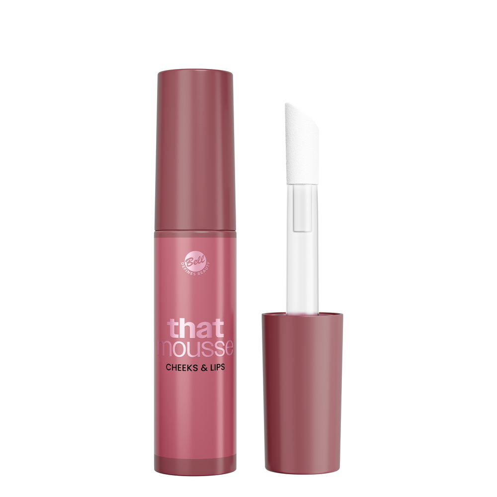 BELL DEFINES BEAUTY THAT GIRL – THAT MOUSSE CHEEKS & LIPS 01 SUGAR PINK