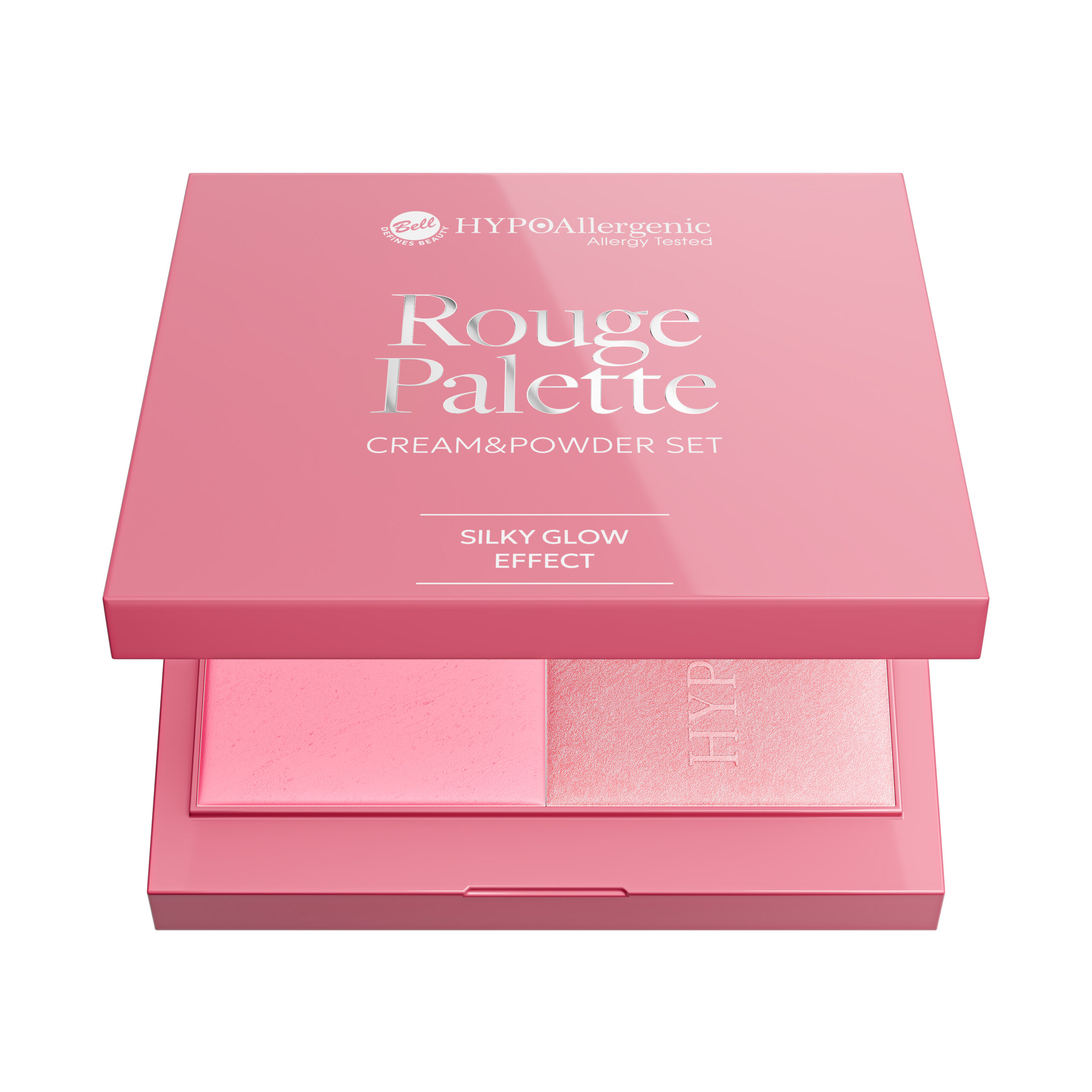 BELL HYPOALLERGENIC ROMANTIC TWIST ROUGE PALETTE CREAM & POWDER SET