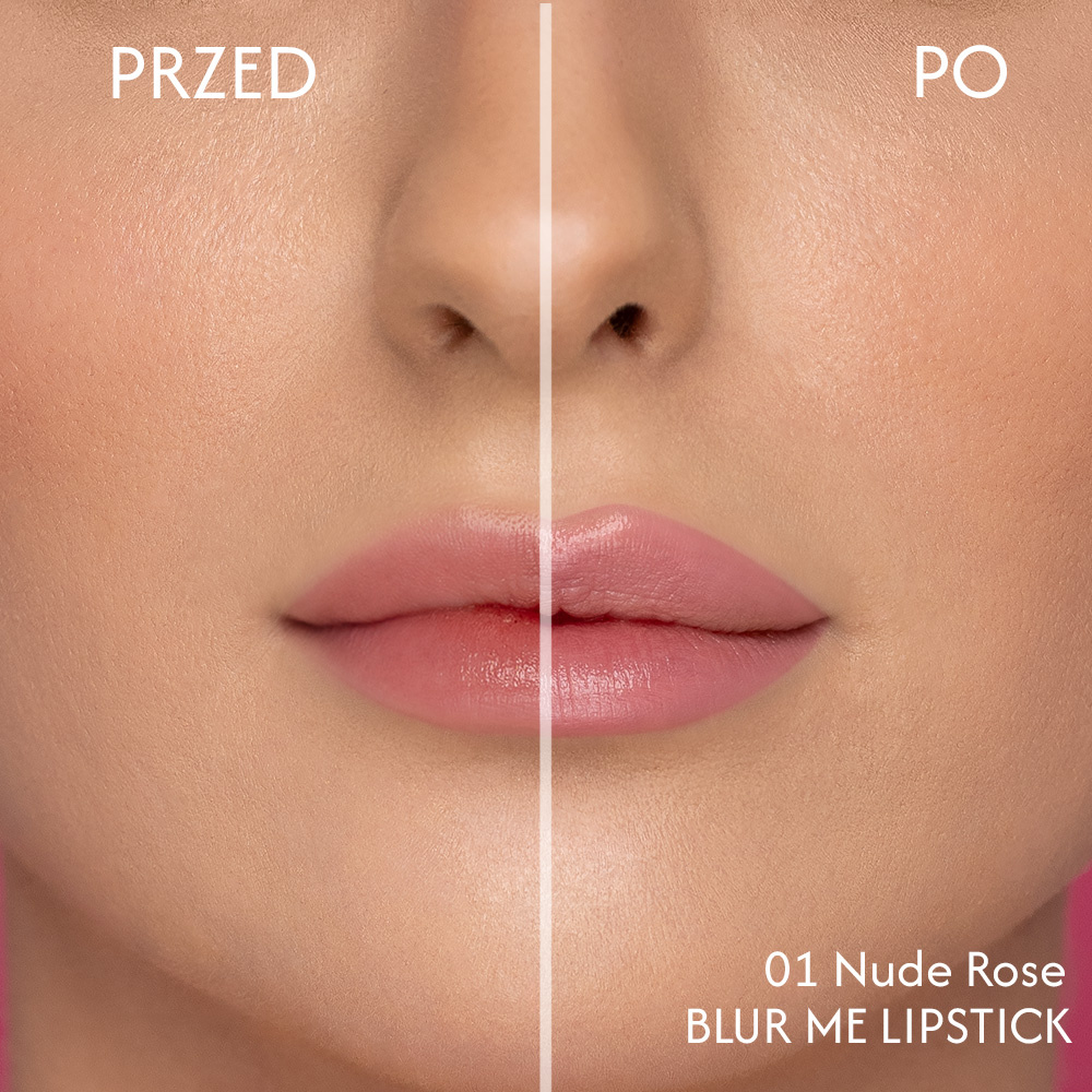 Bell Iconic Lips Blur Me Lipstik 01 Nude Rose