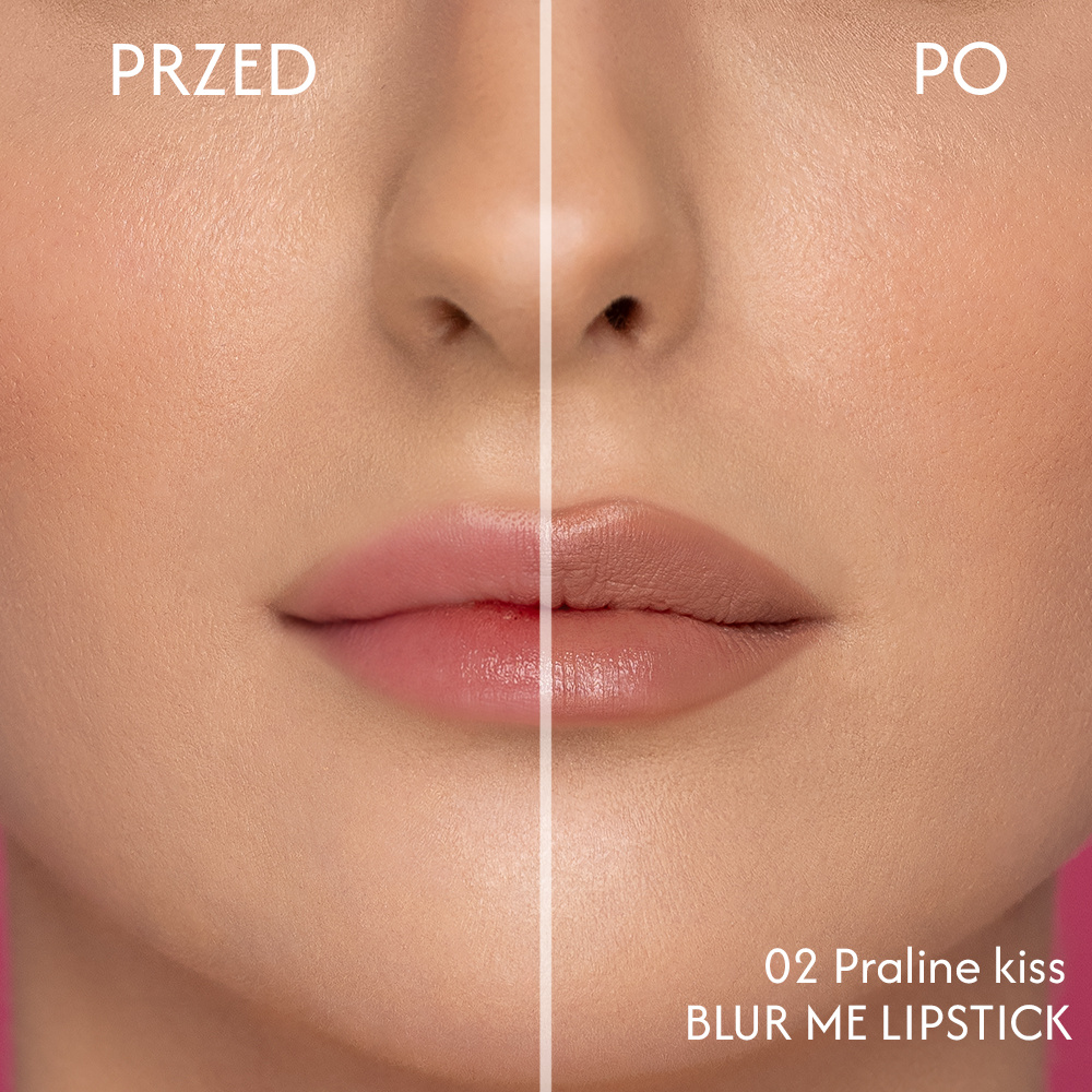 Bell Iconic Lips Blur Me Lipstik 02 Praline Kiss