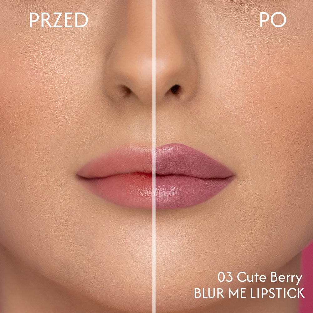 Bell Iconic Lips Blur Me Lipstik 03 Cute Berry