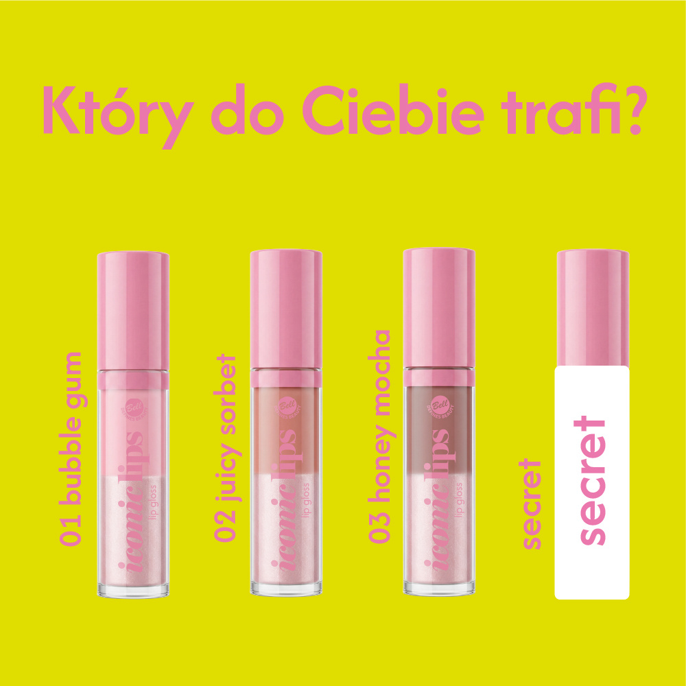 Bell Iconic Lips Lip Gloss Mystery Pocket