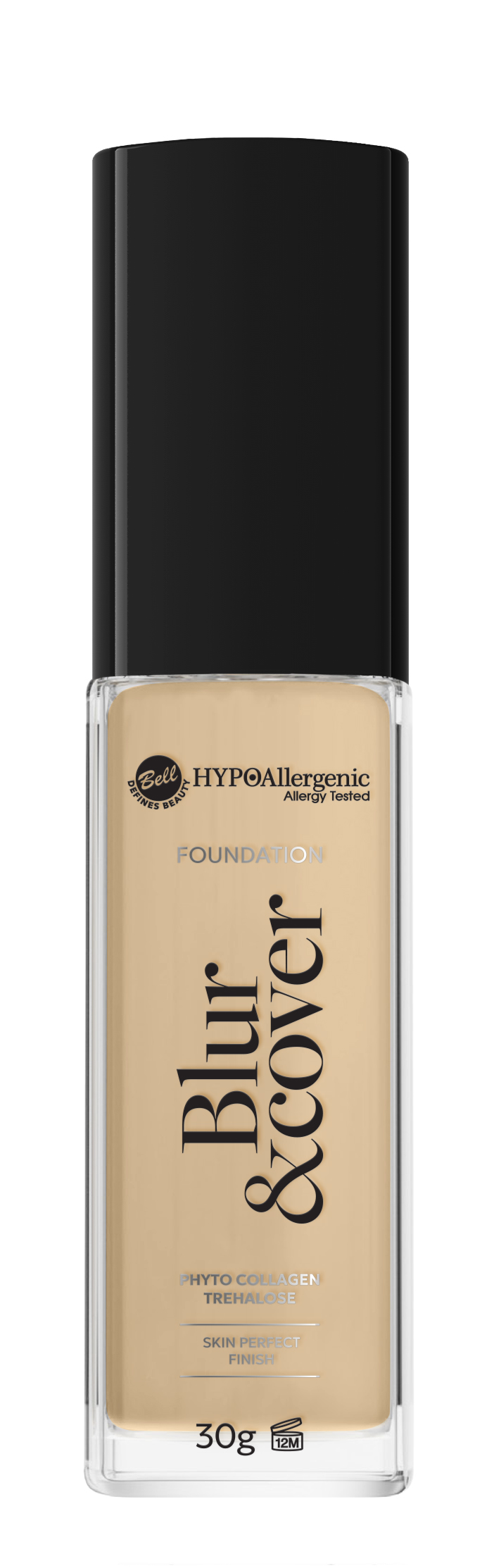 BELL HYPOALLERGENIC BLUR & COVER FOUNDATION 03 NUDE