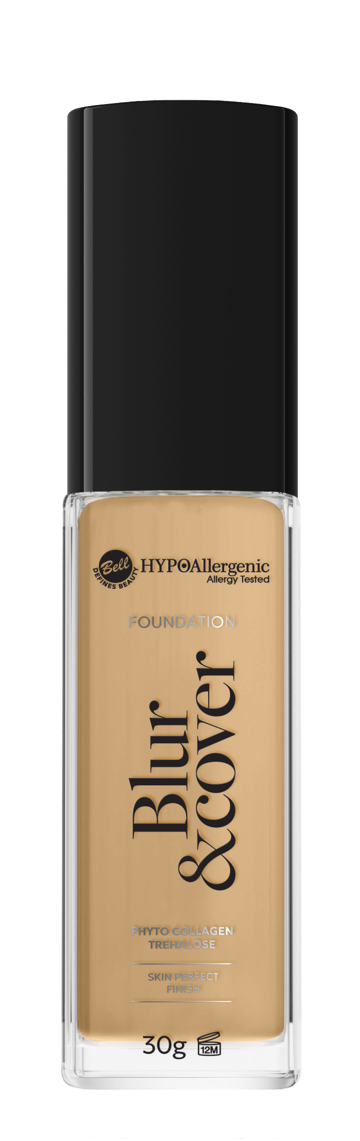 BELL HYPOALLERGENIC BLUR & COVER FOUNDATION 05 CARAMEL
