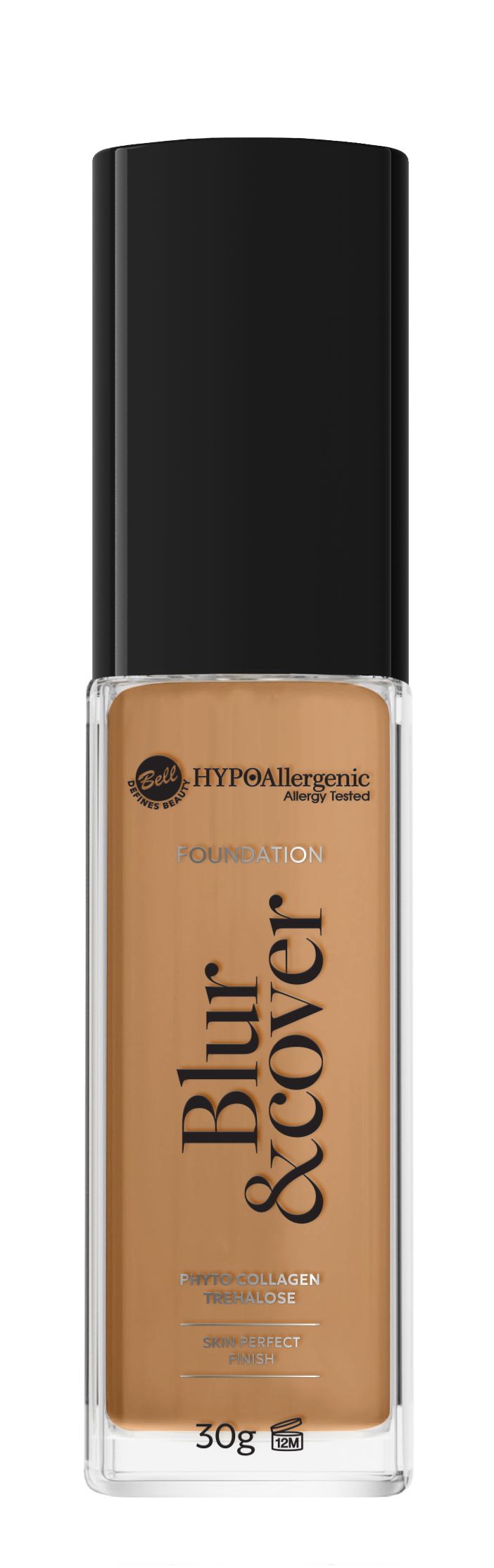 BELL HYPOALLERGENIC BLUR & COVER FOUNDATION 06 AMBER