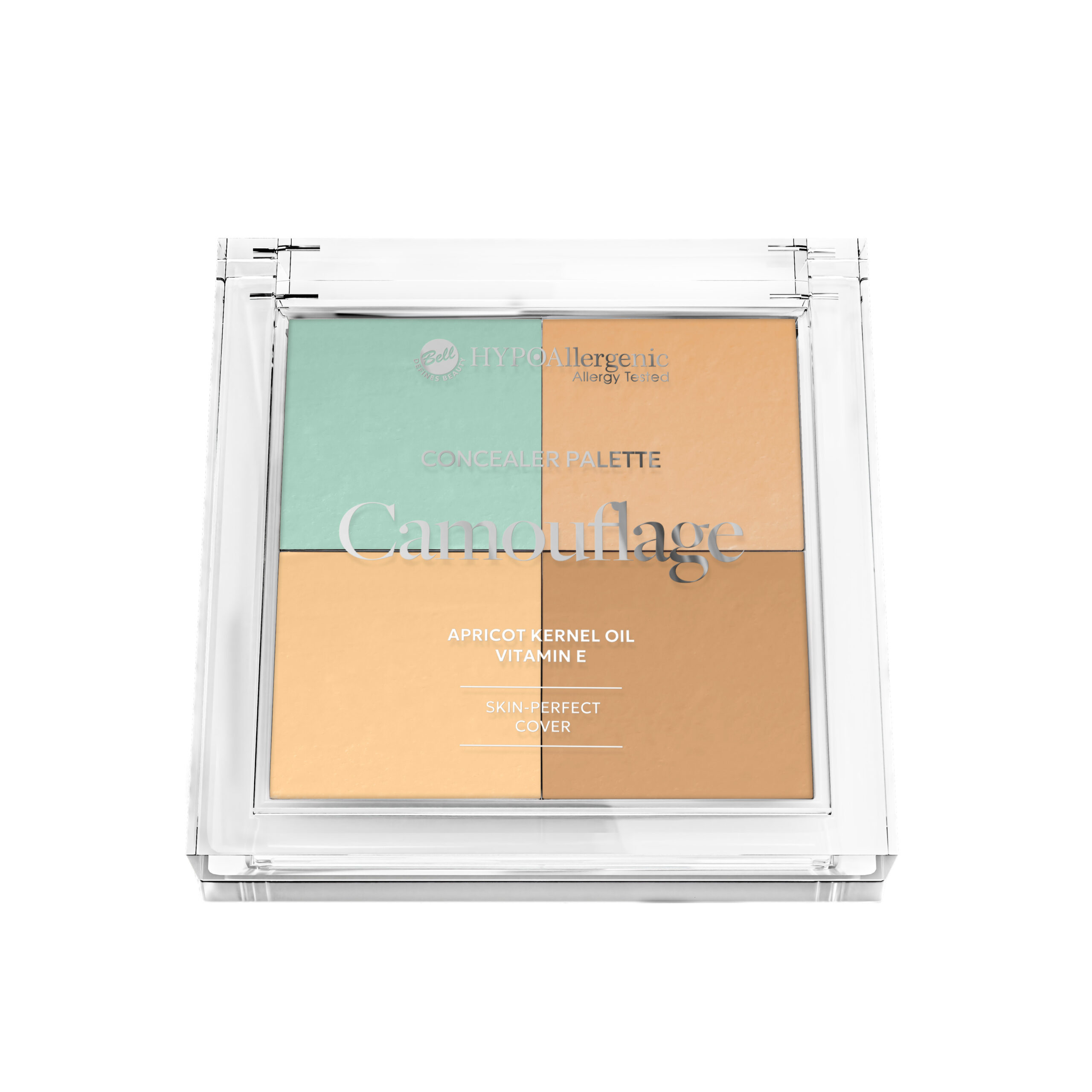 BELL HYPOALLERGENIC CAMOUFLAGE CONCEALER PALETTE 01 LIGHT MEDIUM